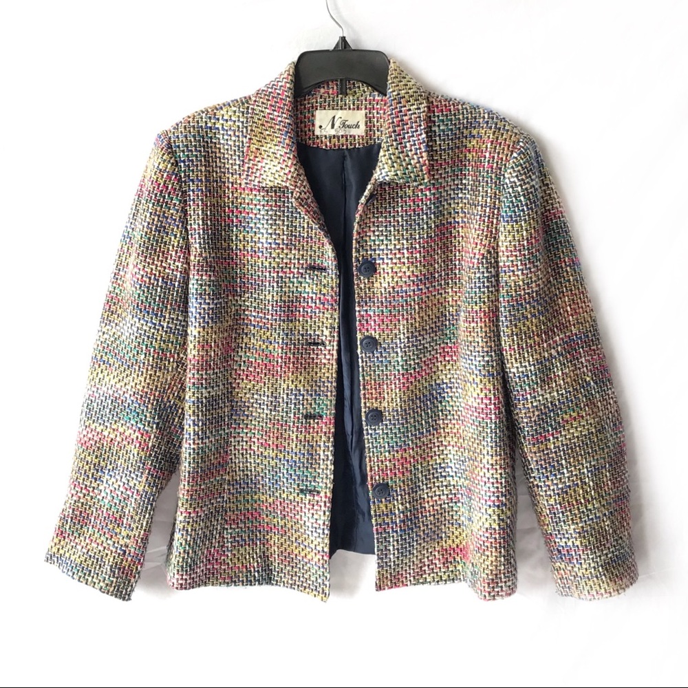 Vintage N Touch Tweed Blazer